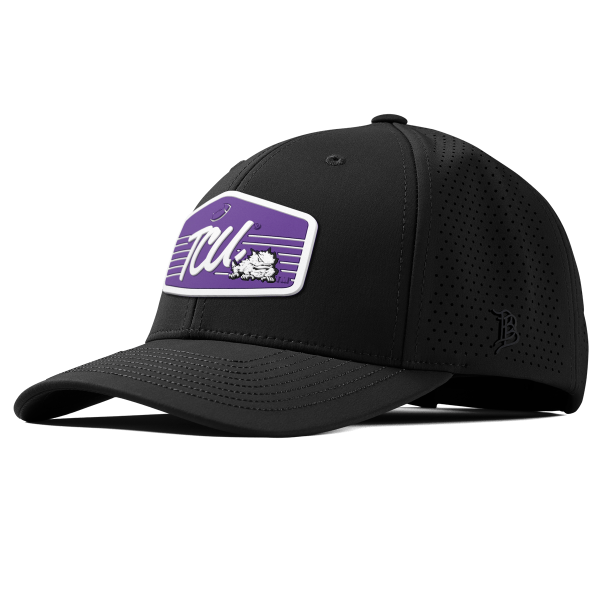 Texas Christian University "Horned Frogs Football" Curved Elite XGen™ Black