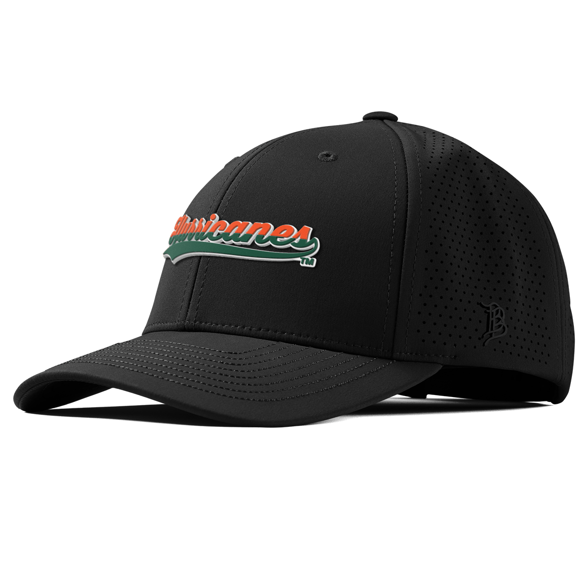 University of Miami "Hurricanes Script" Curved Elite XGen™ Black