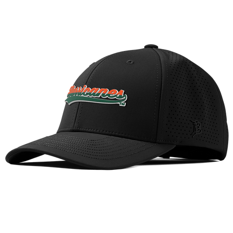 University of Miami "Hurricanes Script" Curved Elite XGen™ Black