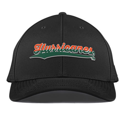 University of Miami "Hurricanes Script" Curved Elite XGen™ Black