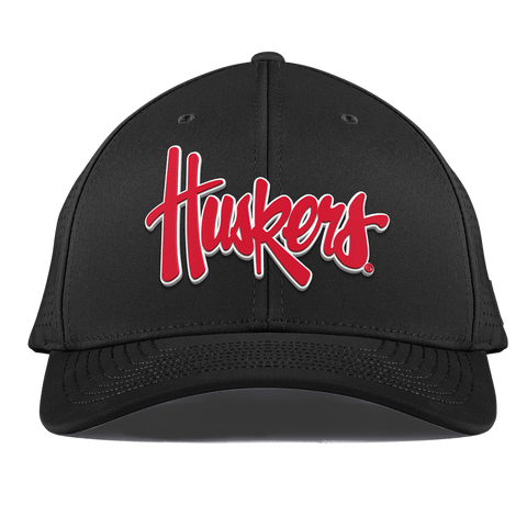 University of Nebraska "Huskers Script" Curved Elite XGen™ Black