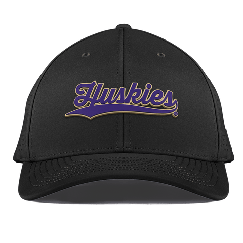 University of Washington "Huskies Script" Curved Elite XGen™ Black