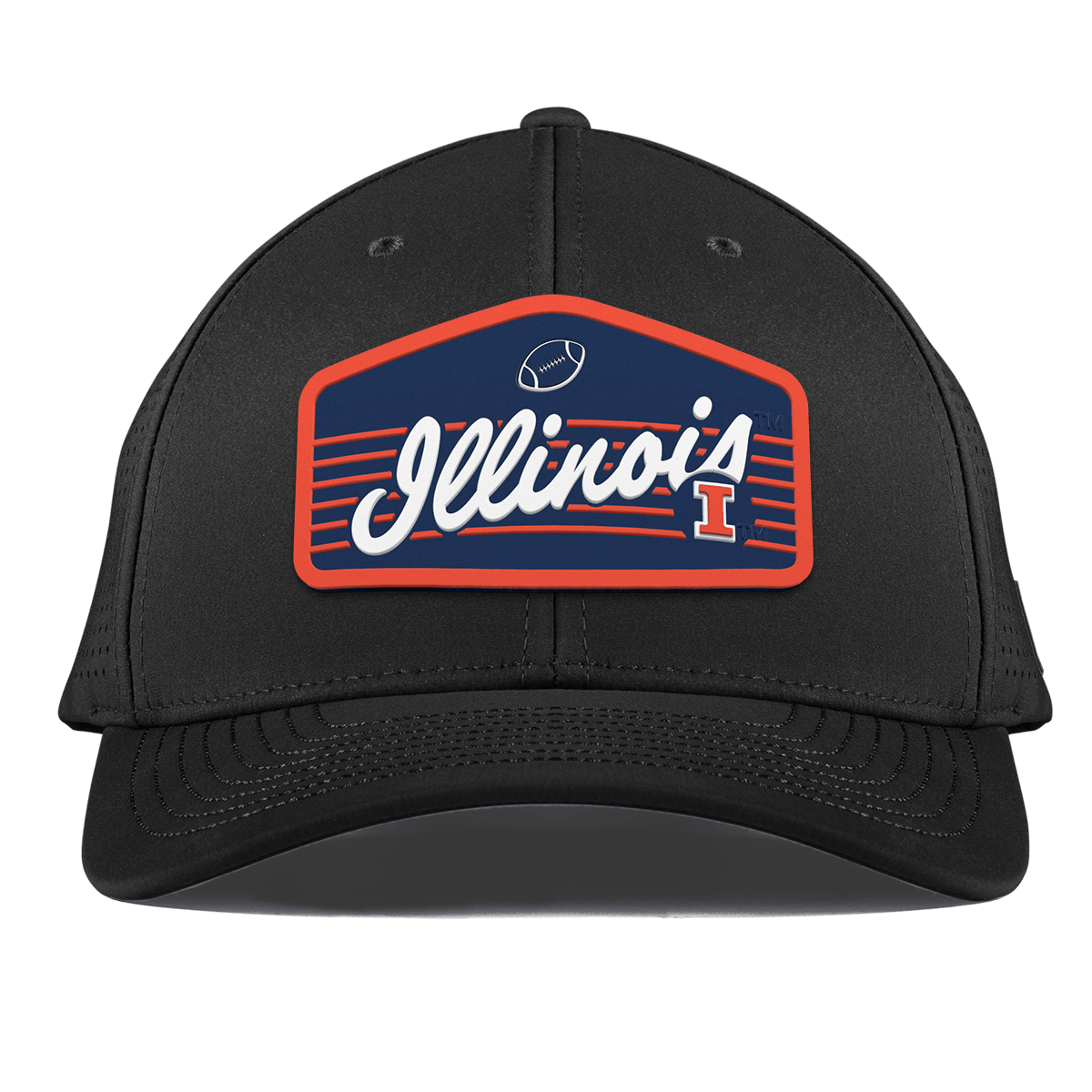 University of Illinois "Illini Football" Curved Elite XGen™ Black