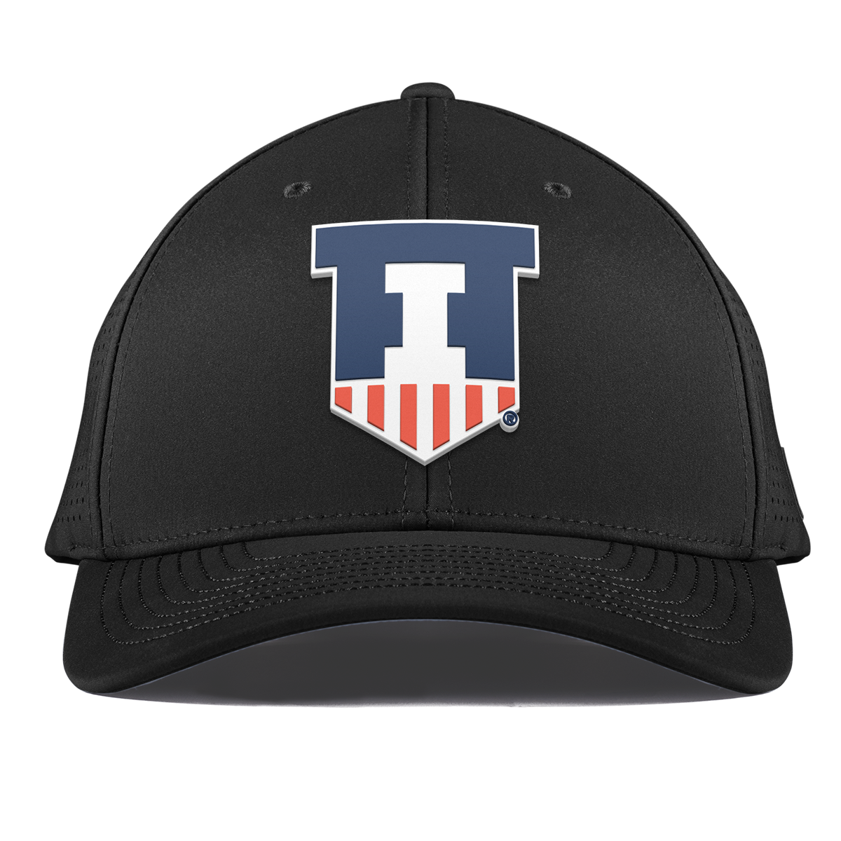 University of Illinois "Illinois Athletics" Curved Elite XGen™ Black