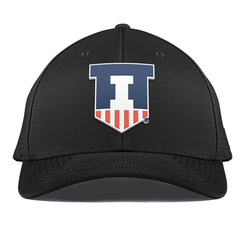 University of Illinois "Illinois Athletics" Curved Elite XGen™ Black