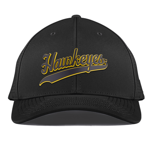 University of Iowa "Iowa Hawkeyes Script" Curved Elite XGen™ Black