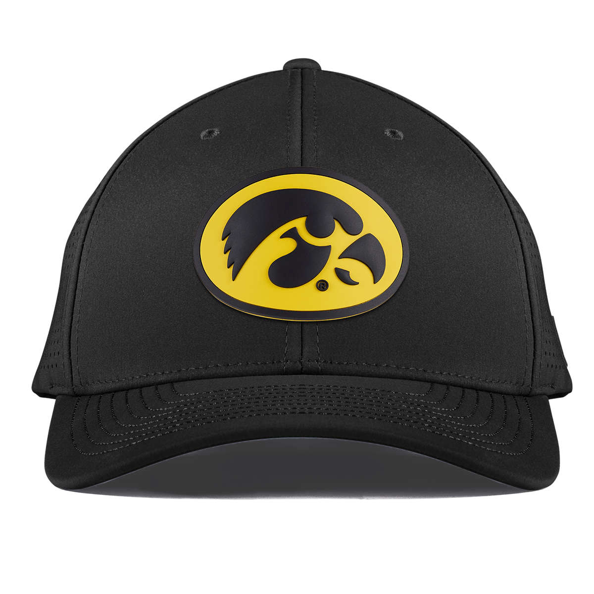 University of Iowa "Iowa Hawkeyes Team Logo" Curved Elite XGen™ Black
