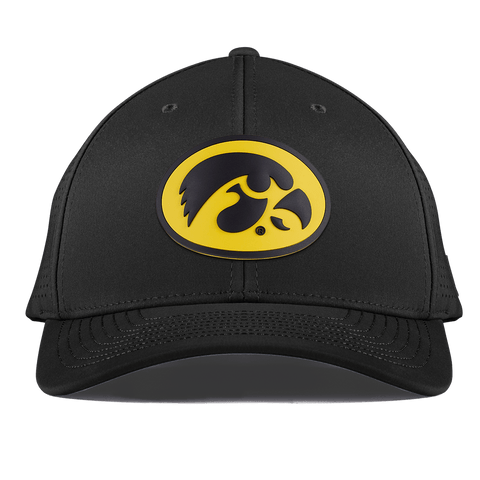 University of Iowa "Iowa Hawkeyes Team Logo" Curved Elite XGen™ Black