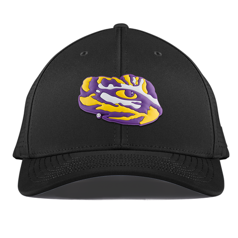 Louisiana State University "LSU Tiger Team Logo" Curved Elite XGen™ Black