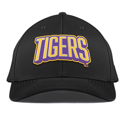 Louisiana State University "LSU Tigers Block" Curved Elite XGen™ Black