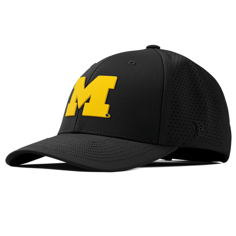 University of Michigan "Michigan Gold Block" Curved Elite XGen™ Black