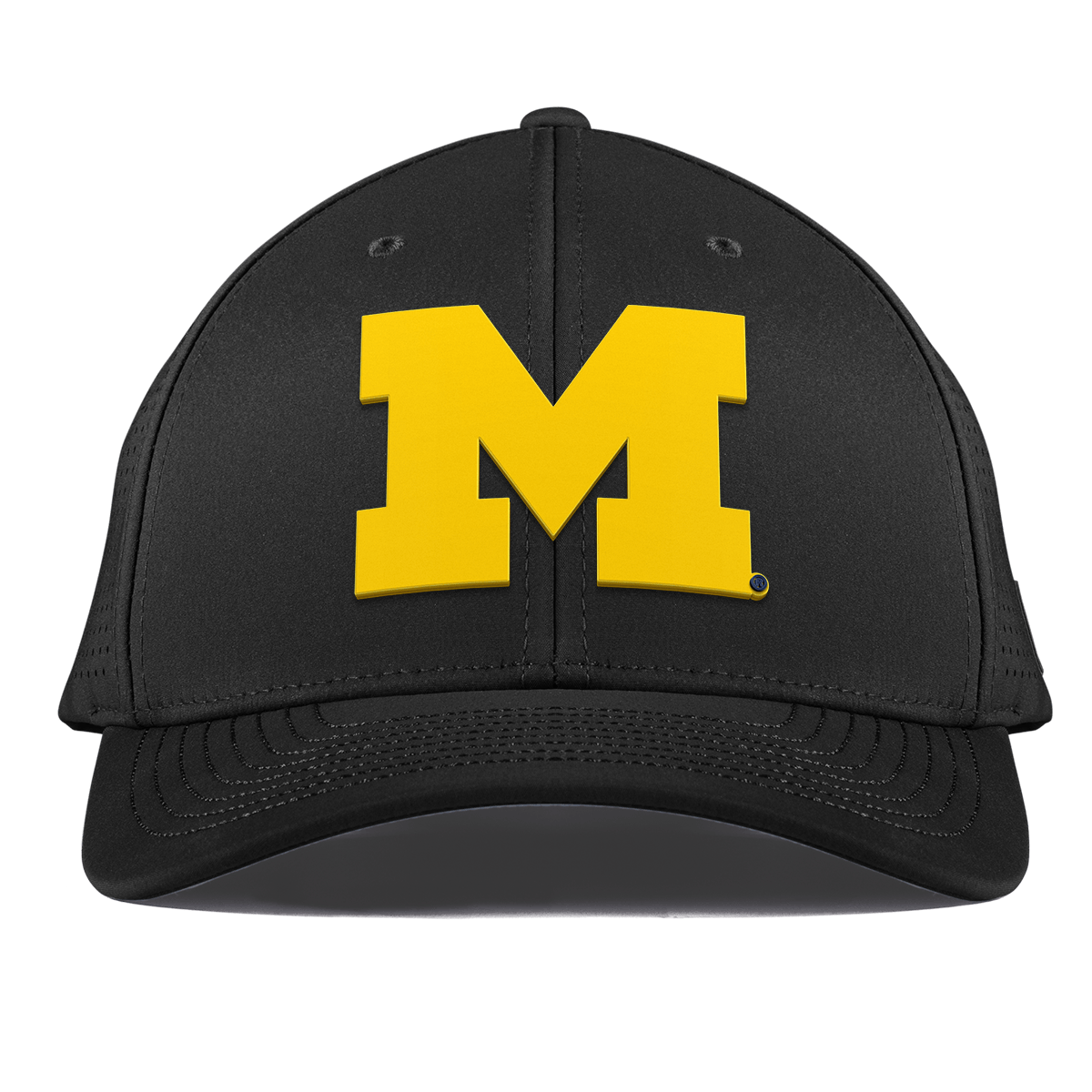 University of Michigan "Michigan Gold Block" Curved Elite XGen™ Black