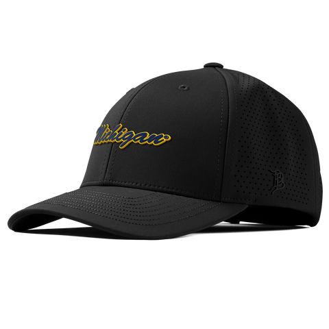 University of Michigan "Michigan Script" Curved Elite XGen™ Black