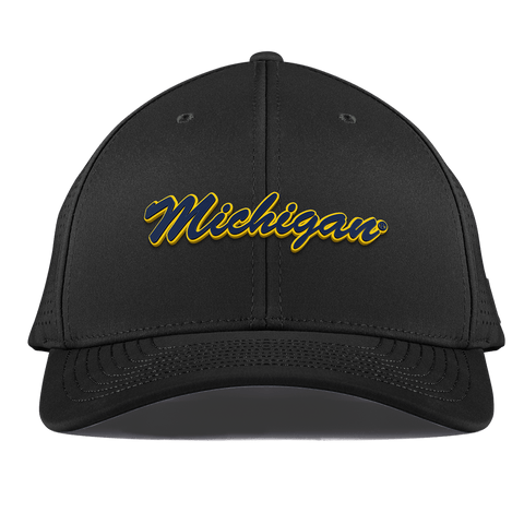 University of Michigan "Michigan Script" Curved Elite XGen™ Black