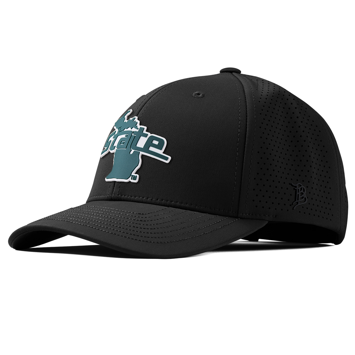 Michigan State University "Michigan State Outline" Curved Elite XGen™ Black
