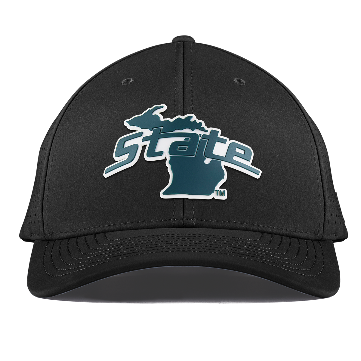 Michigan State University "Michigan State Outline" Curved Elite XGen™ Black