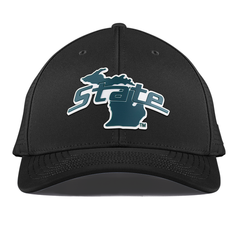 Michigan State University "Michigan State Outline" Curved Elite XGen™ Black