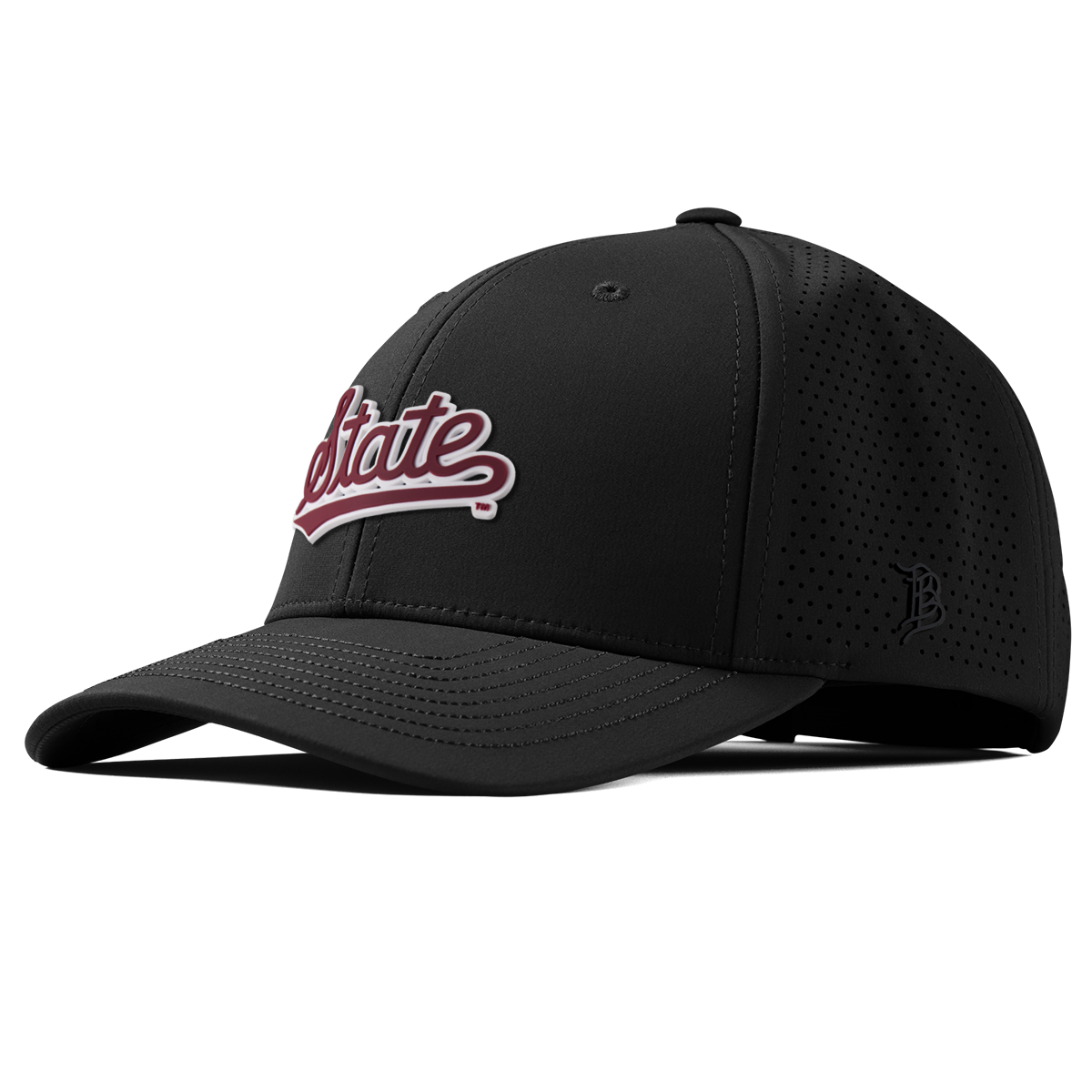 Mississippi State University "Mississippi State Script" Curved Elite XGen™ Black