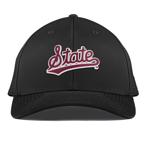 Mississippi State University "Mississippi State Script" Curved Elite XGen™ Black