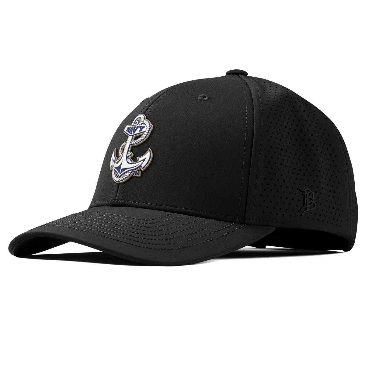 United States Naval Academy "Naval Academy Midshipman" Curved Elite XGen Black