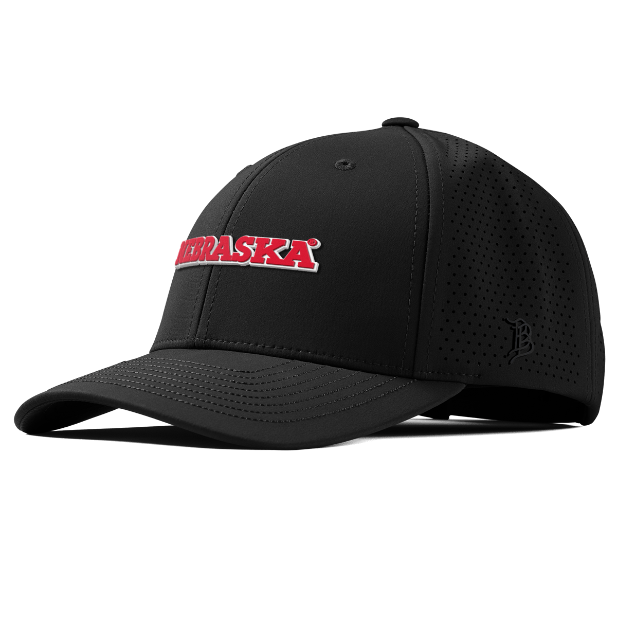 University of Nebraska "Nebraska Block" Curved Elite XGen™ Black