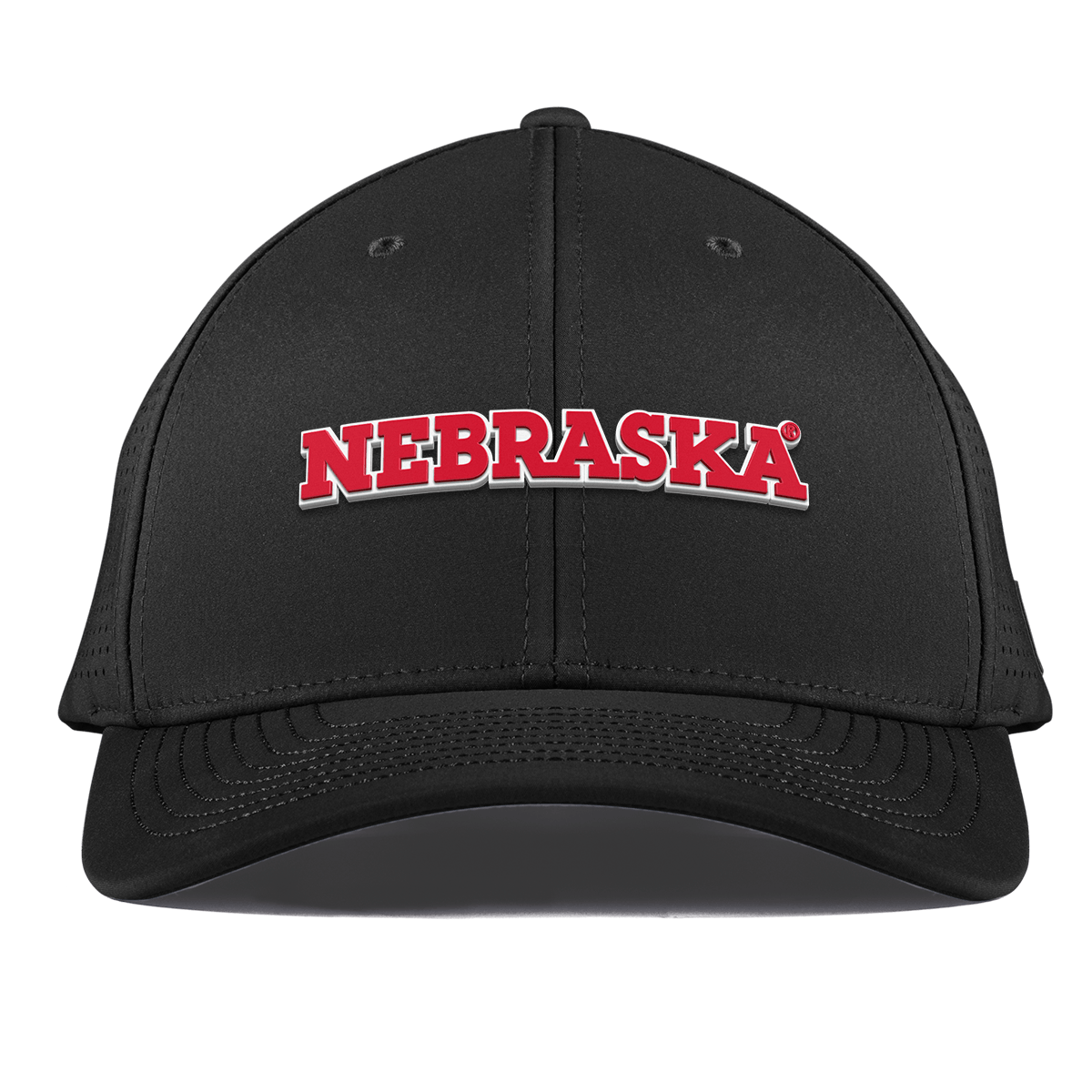 University of Nebraska "Nebraska Block" Curved Elite XGen™ Black