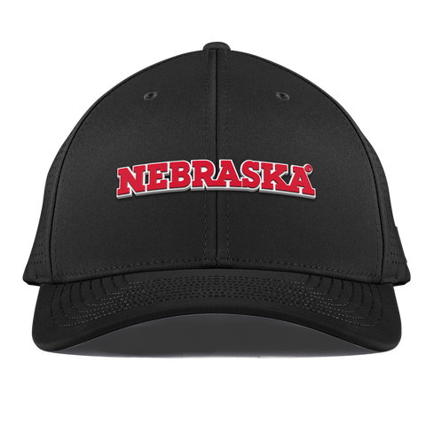 University of Nebraska "Nebraska Block" Curved Elite XGen™ Black