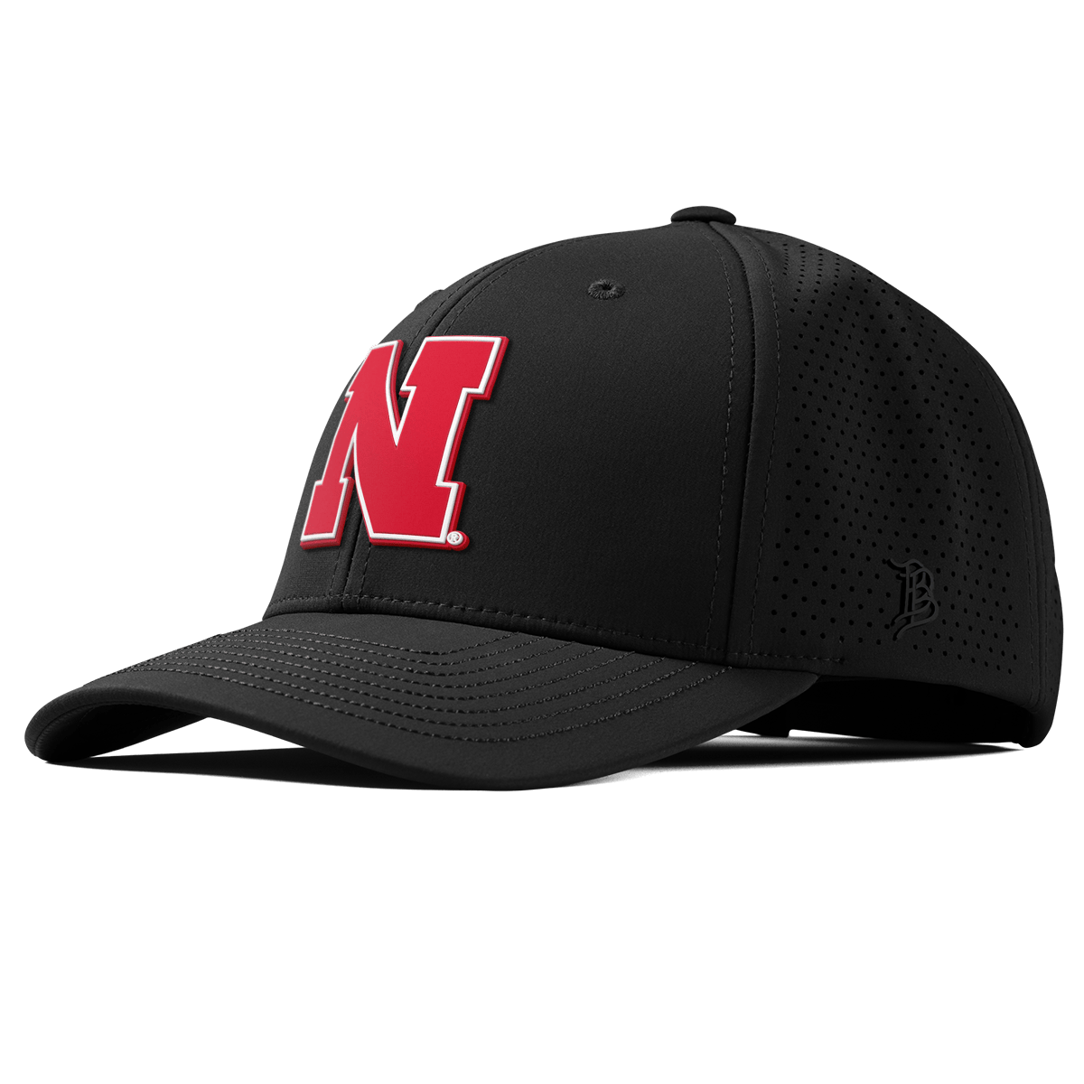 University of Nebraska "Nebraska Team Logo" Curved Elite XGen™ Black Black