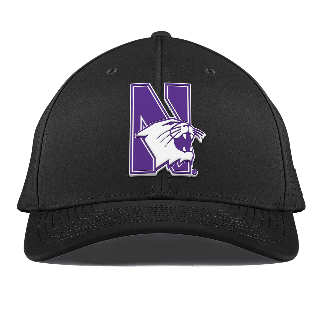 Northwestern University "Northwestern Block Logo" Curved Elite XGen™ Black