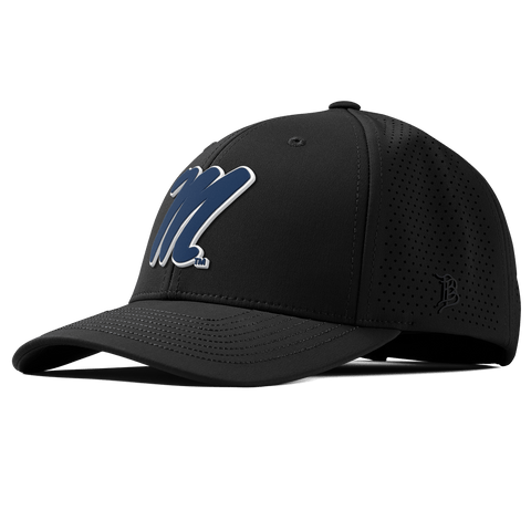 University of Mississippi "Ole Miss Block M Navy" Curved Elite XGen™ Black