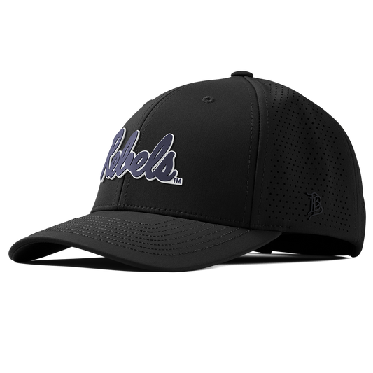University of Mississippi "Ole Miss Navy Rebels" Curved Elite XGen™ Black