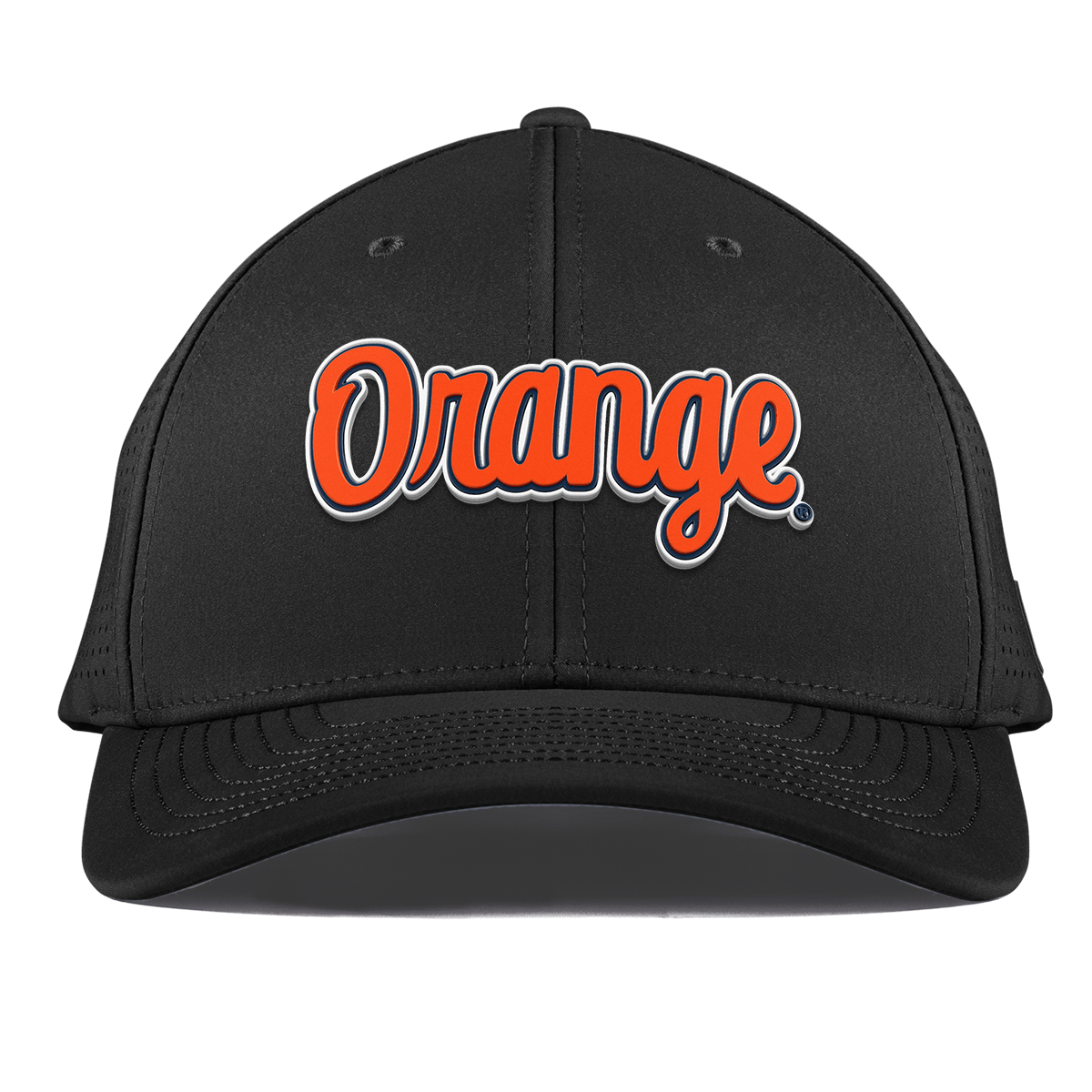 Syracuse University "Orange Throwback Script" Curved Elite XGen Black