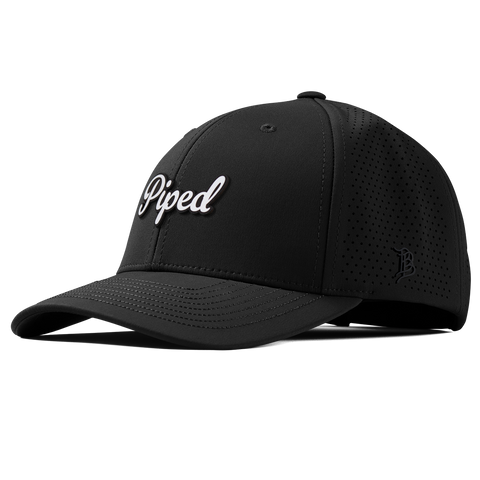 Piped Script Curved Elite XGen™ Black