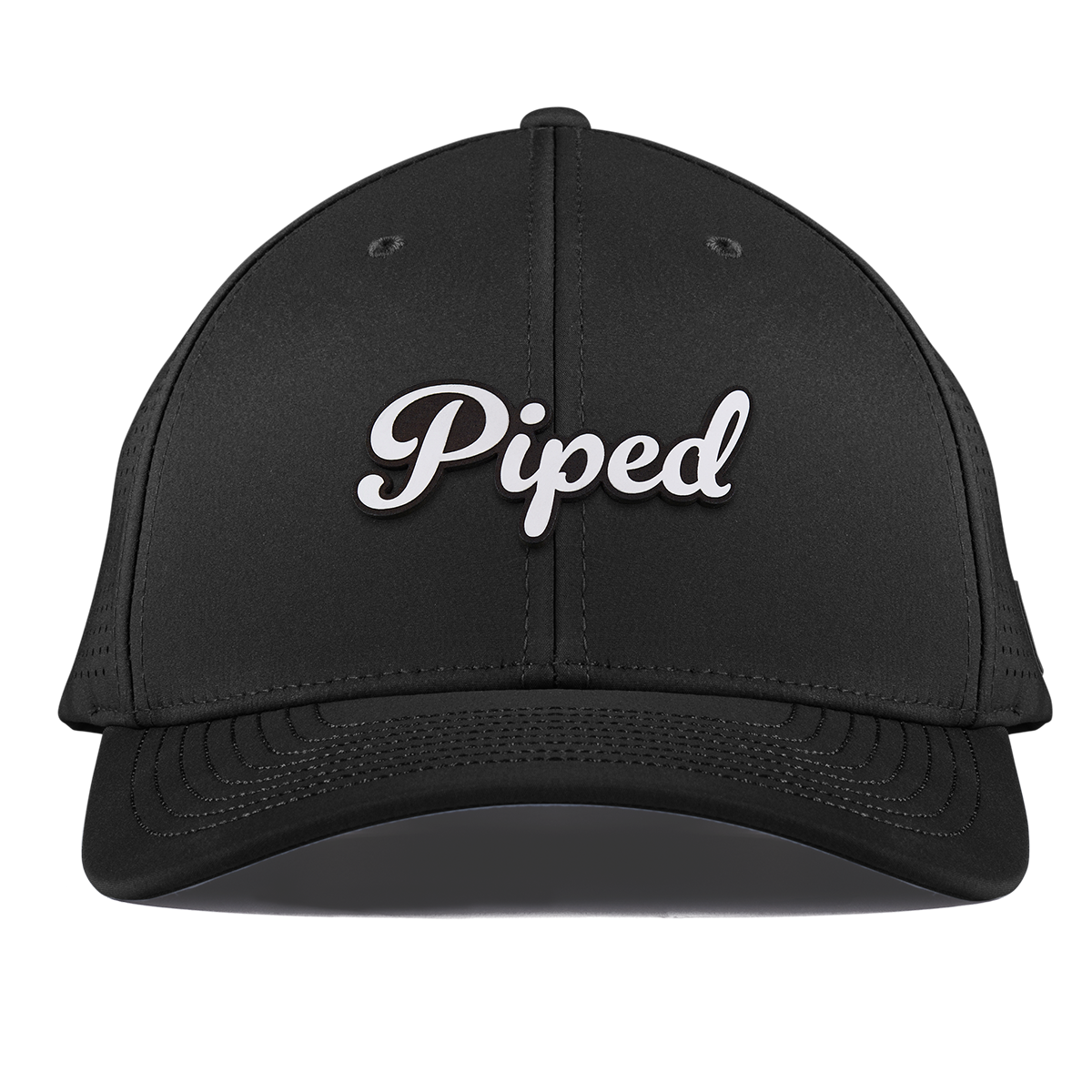 Piped Script Curved Elite XGen™ Black