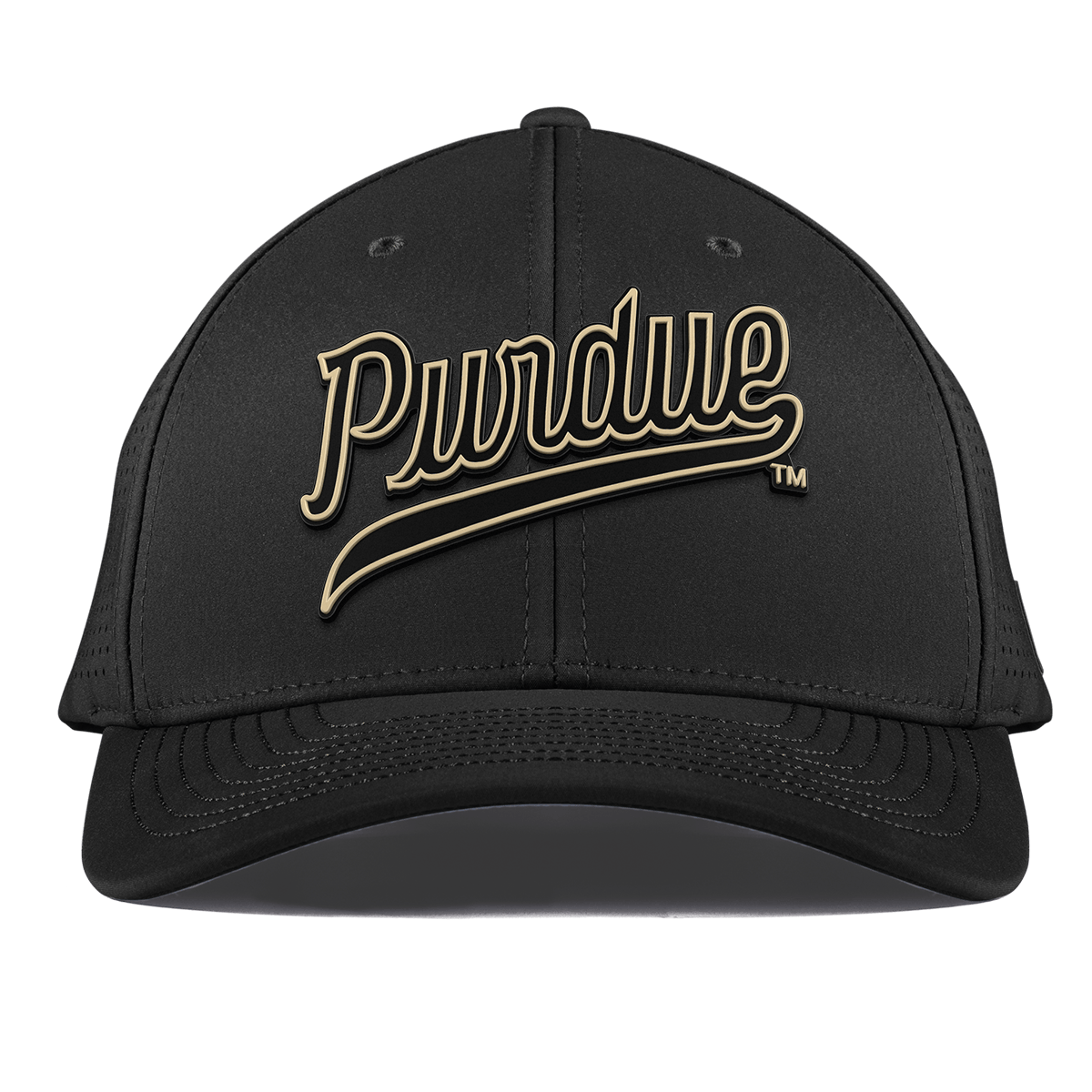 Purdue University "Purdue Script" Curved Elite XGen™ Black