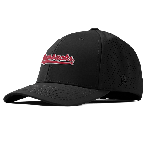 University of Arkansas "Razorback Script" Curved Elite XGen™ Black