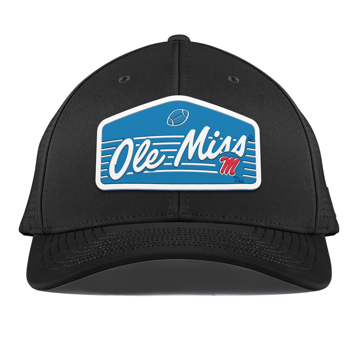 University of Mississippi "Rebel Football" Curved Elite XGen™ Black
