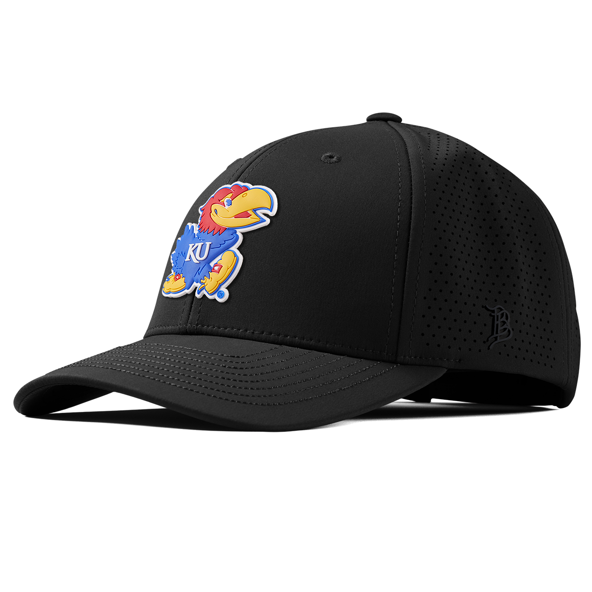 University of Kansas "Rock Chalk Jayhawk" Curved Elite XGen™ Black
