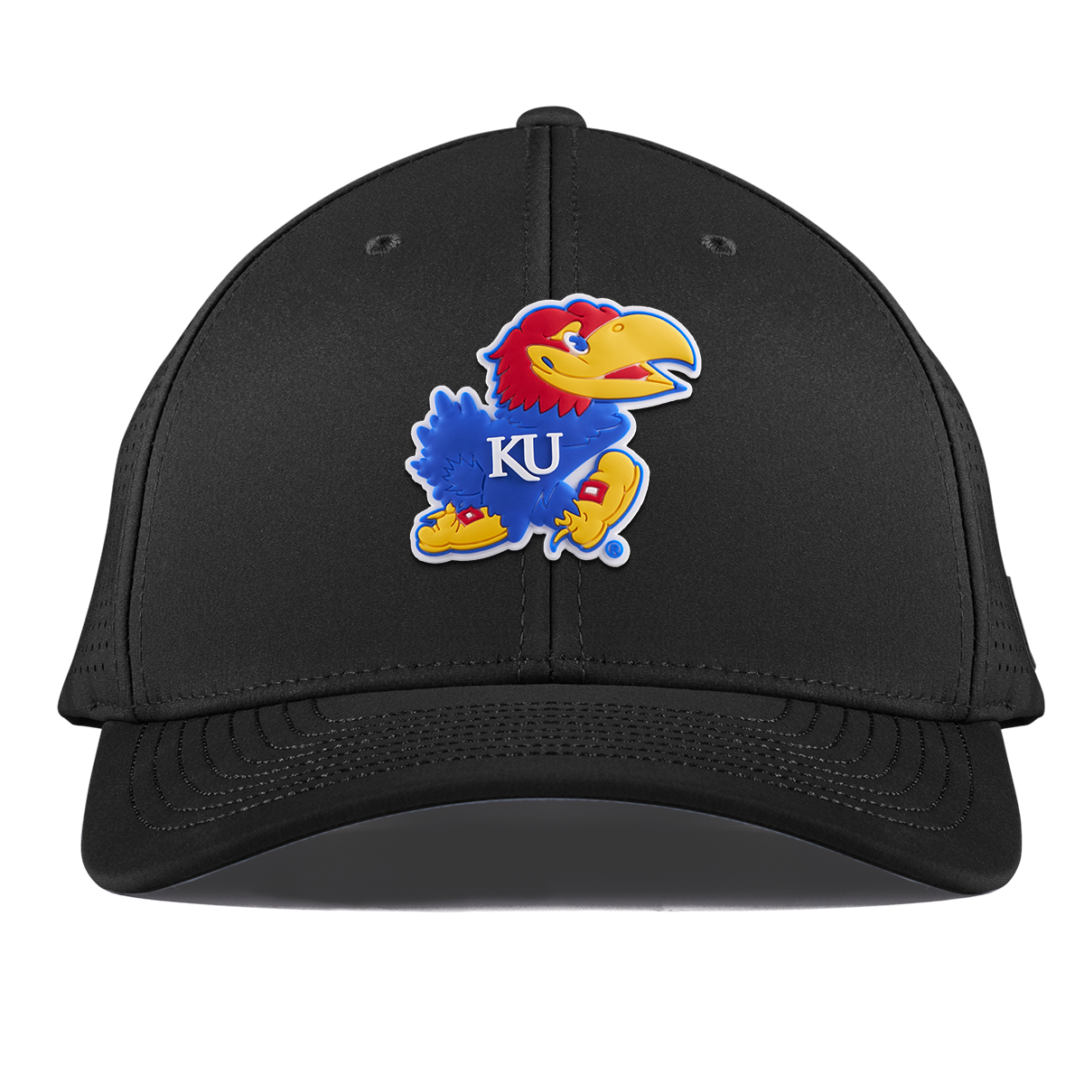 University of Kansas "Rock Chalk Jayhawk" Curved Elite XGen™ Black