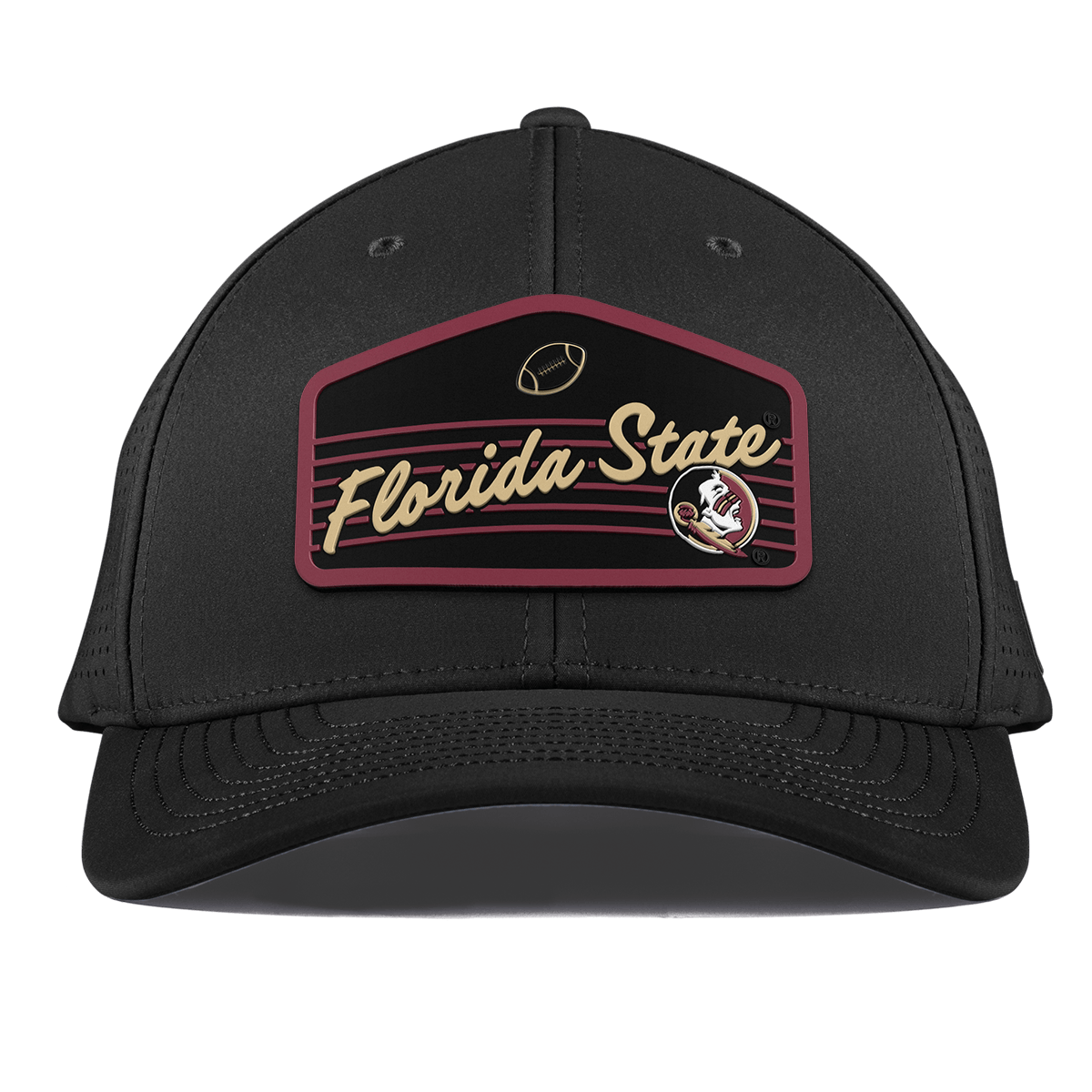 Florida State University "Seminole Football" Curved Elite XGen™ Black