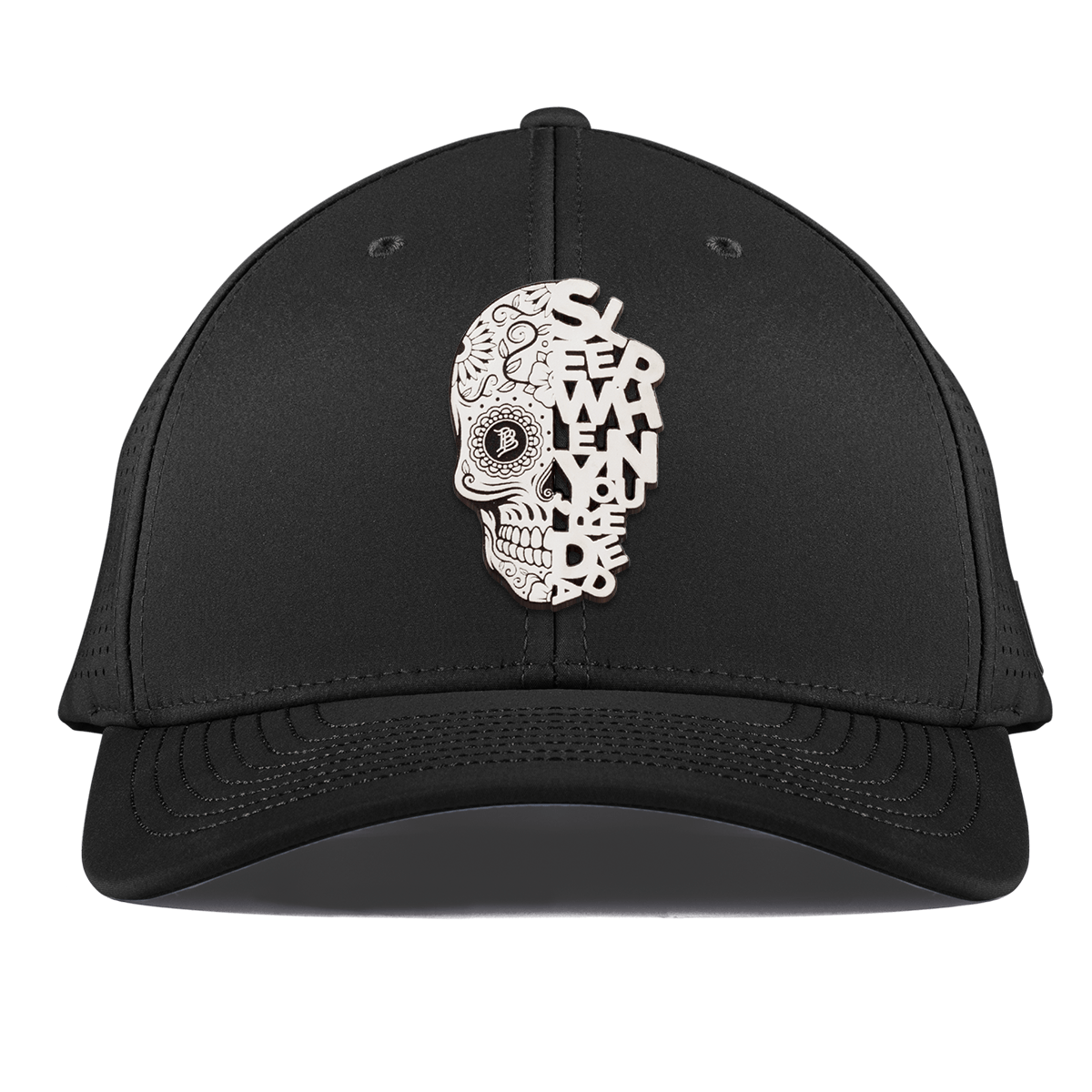 Sleep When You're Dead Skull Curved Elite XGen™ Heather Gray