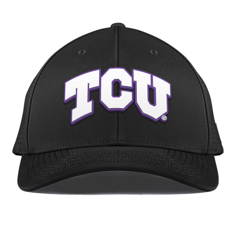 Texas Christian University "TCU Block" Curved Elite XGen™ Black