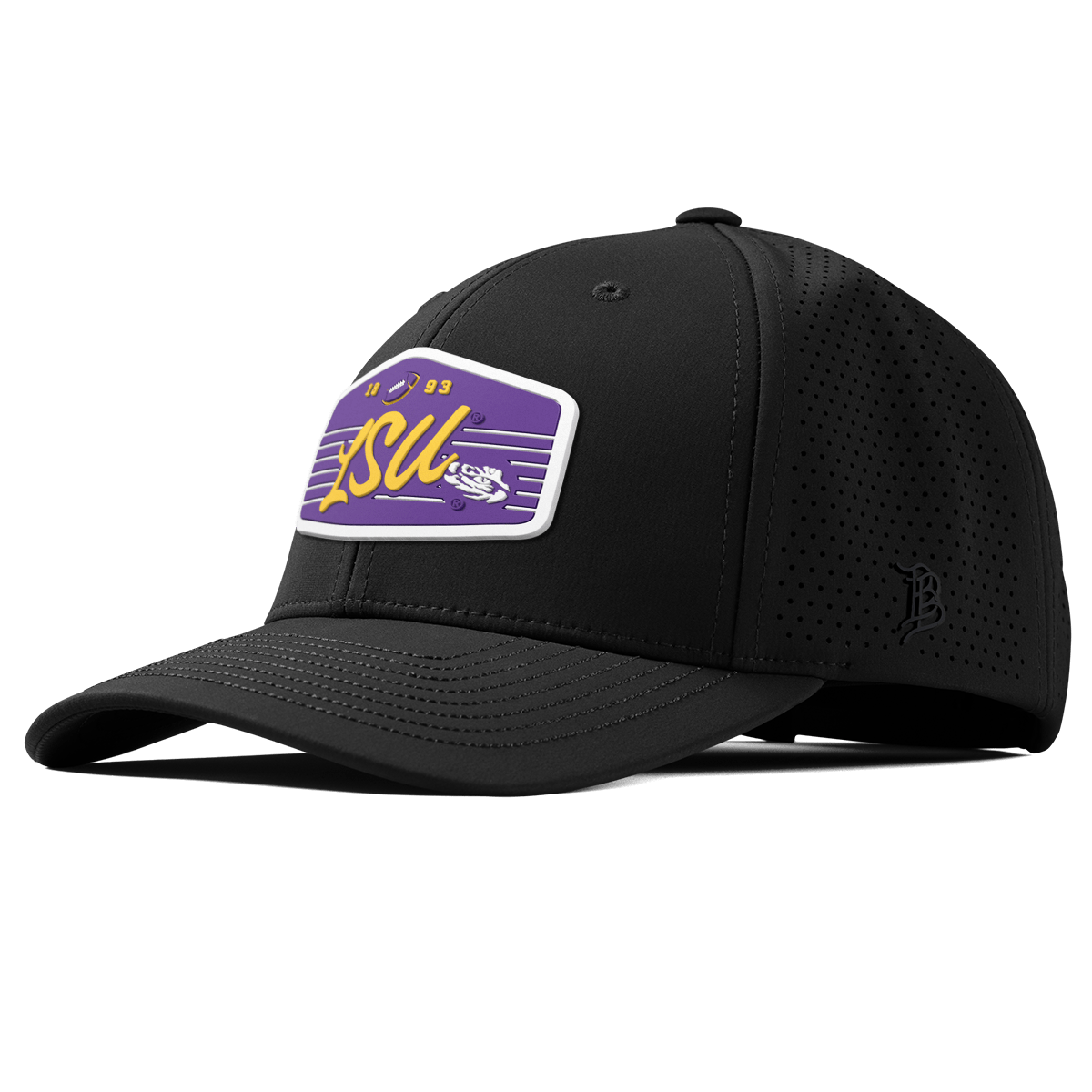 Louisiana State University "Tigers Football" Curved Elite XGen™ Black