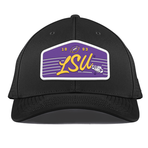 Louisiana State University "Tigers Football" Curved Elite XGen™ Black