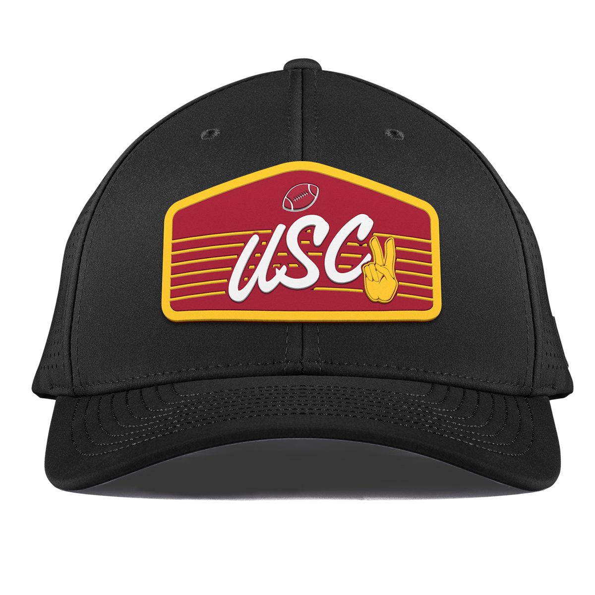 University of Southern California "Trojans Football" Curved Elite XGen™ Black