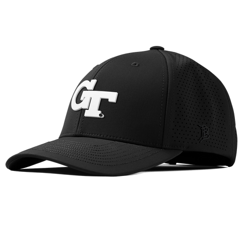 Georgia Tech University "Vintage Georgia Tech Team Logo" Curved Elite XGen™ Black