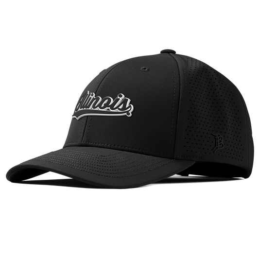 University of Illinois "Vintage Illinois Script" Curved Elite XGen™ Black