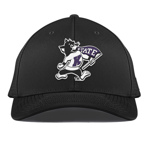 Kansas State University "Vintage Kansas State Wildcat" Curved Elite XGen™ Black