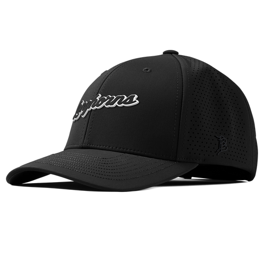 University of Texas "Vintage Texas Longhorn Script" Curved Elite XGen™ Black