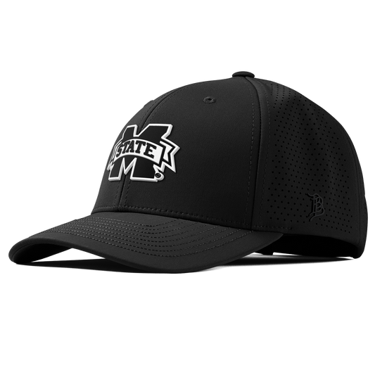 Mississippi State University "Vintage Miss State Team Logo" Curved Elite XGen™ Black